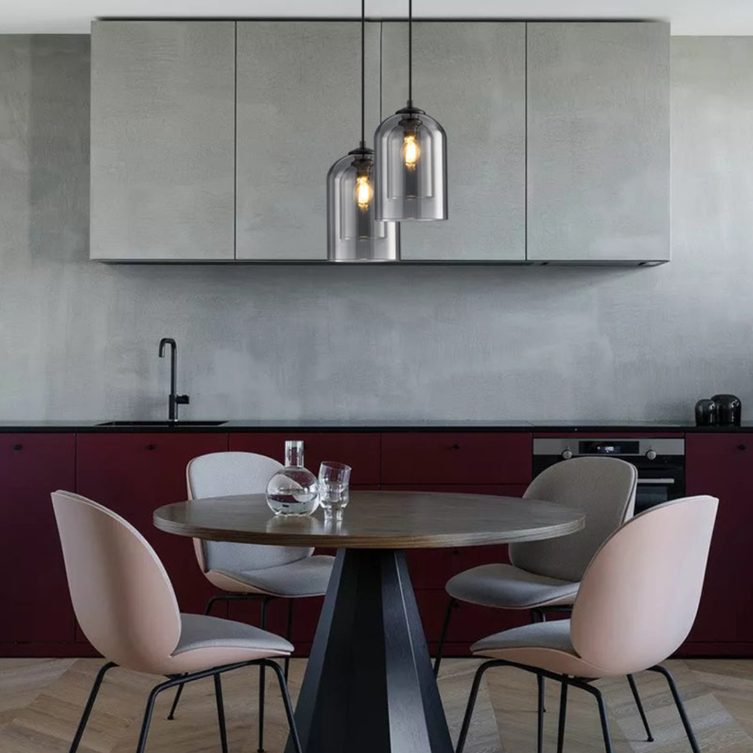 LuxeBeam Light - Modern taklampa i dubbel glas Carvallo