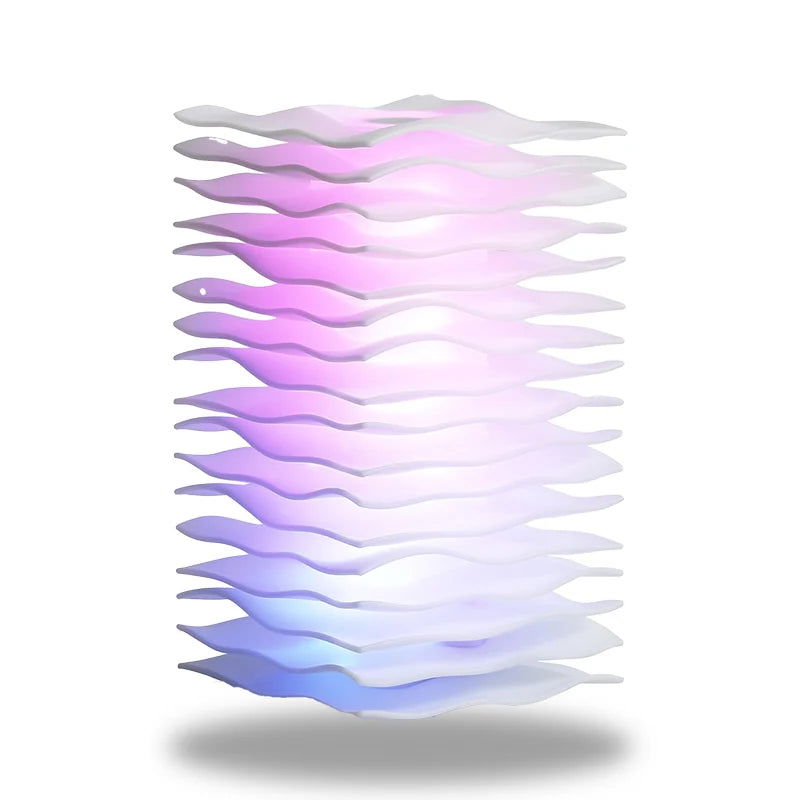 Carvallo - Modern LED sänglampa med konstnärlig vågformad design Carvallo