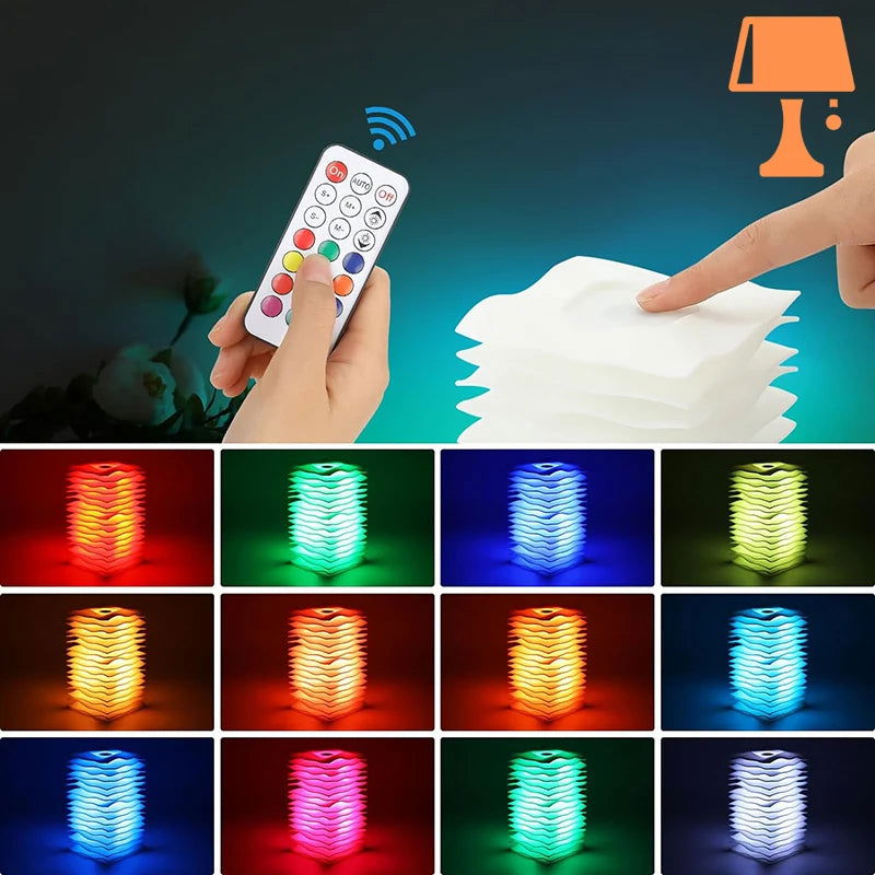 Carvallo - Modern LED sänglampa med konstnärlig vågformad design Carvallo