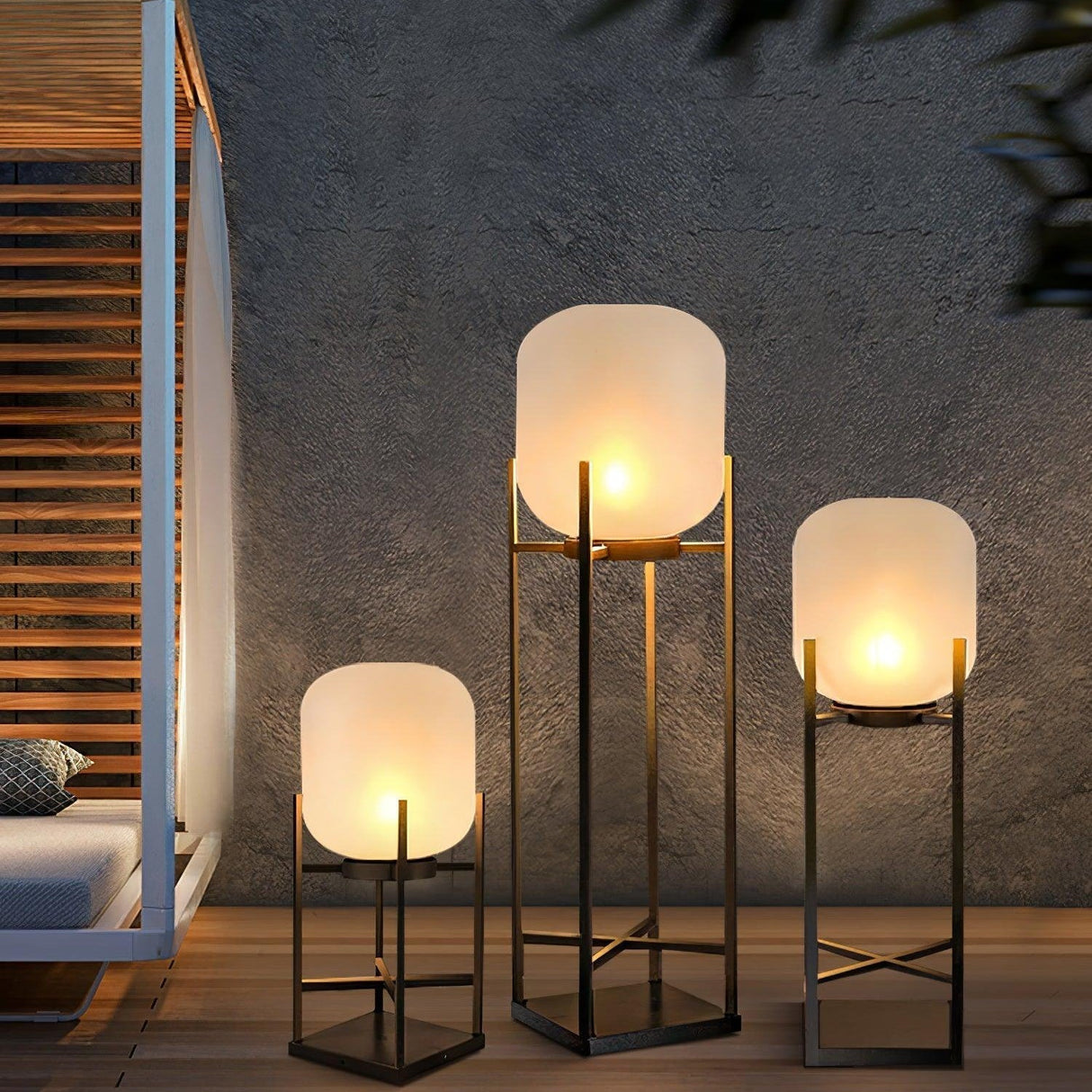 Elegant Solarlampa Golvlampa Carvallo