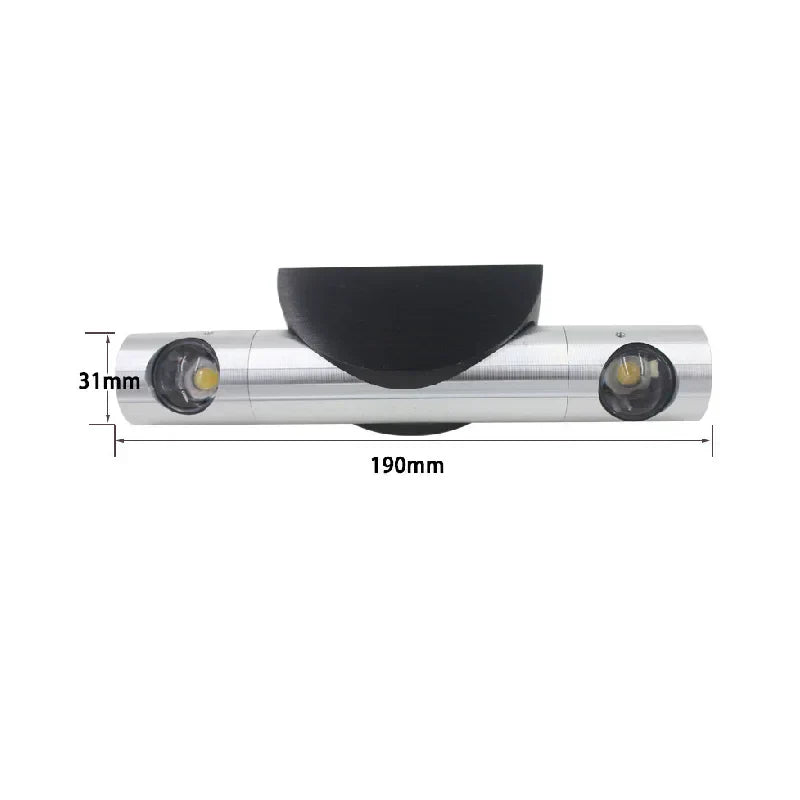 DuoGlow – Dubbel LED Vägglampa Med Justerbara Spotlights Carvallo