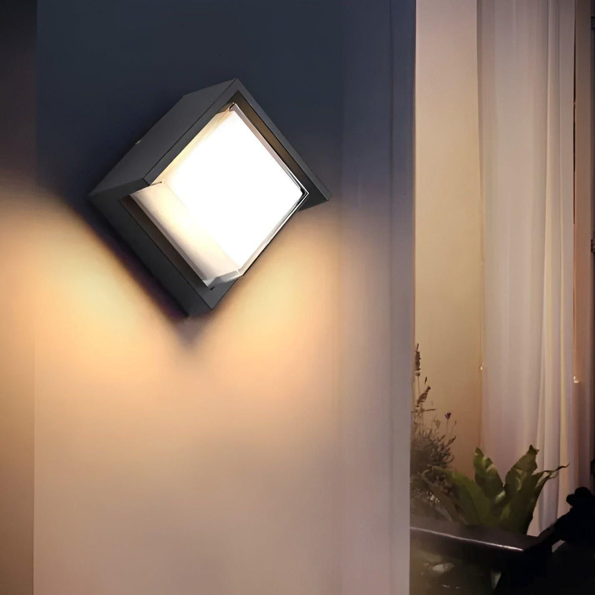 AquaSense Light - Vattentät LED-rörelsesensor-utomhusvägglampa Carvallo