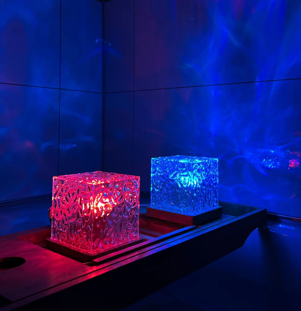 LED Bordsbelysning med Vattenvågseffekt Carvallo