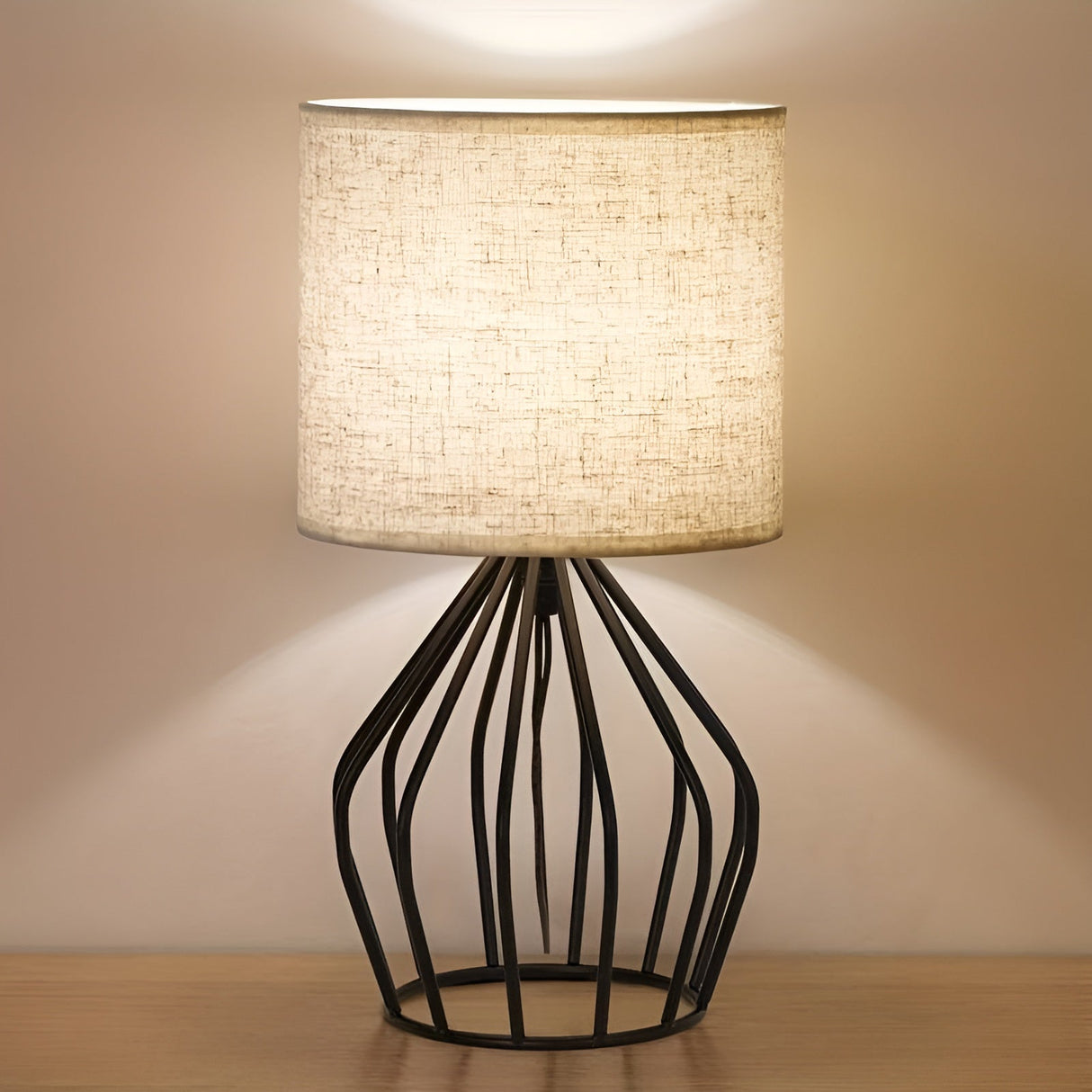 Modern Wireframe bordslampa – elegant design, Ambient Glow MILA Sverige