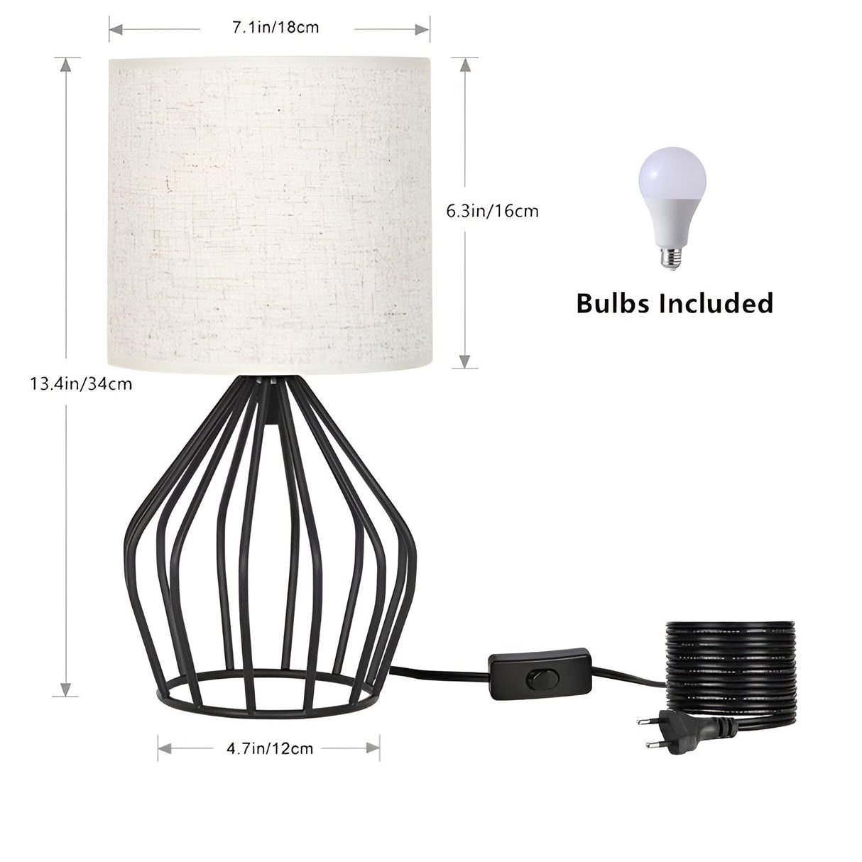 Modern Wireframe bordslampa – elegant design, Ambient Glow MILA Sverige