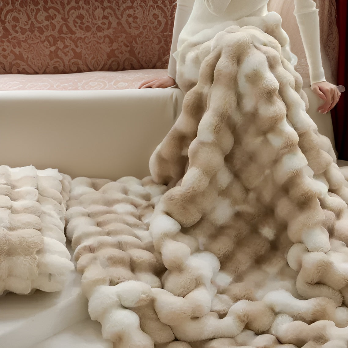 Lyxig, bärbar filt för på språng – Mjuk komfort för varje miljö Carvallo