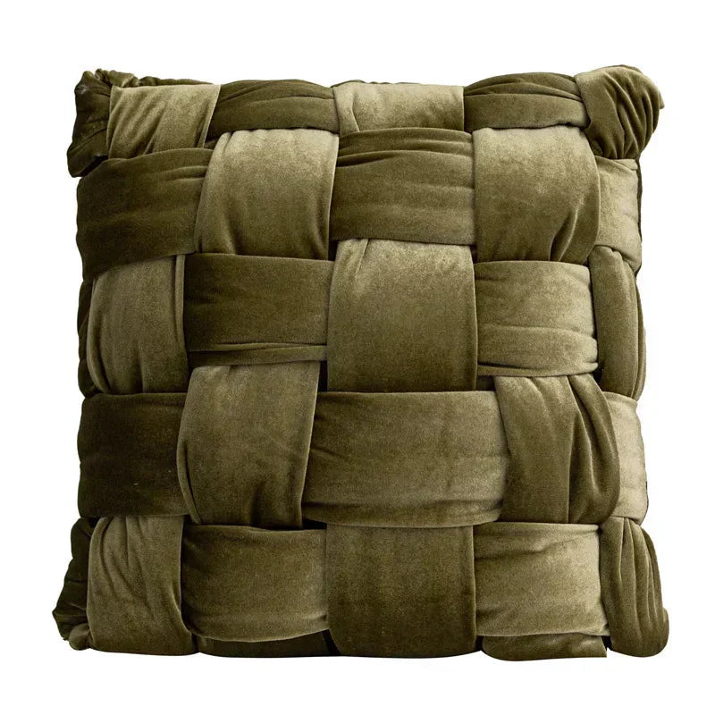 Carvallo – Handknuten Silkevelvet Kuddeöverdrag med Lyxigt Utseende Carvallo