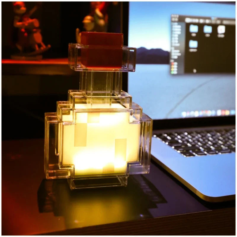 PotionGlow - Minecraft Potion Design LED-lampa med färgändrande funktioner Carvallo