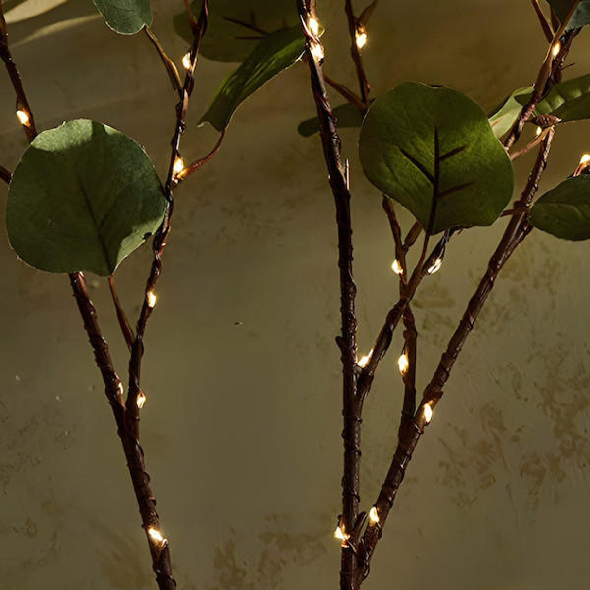 Fairy Light Olive Branches – Elegant Twinkling Decor Carvallo