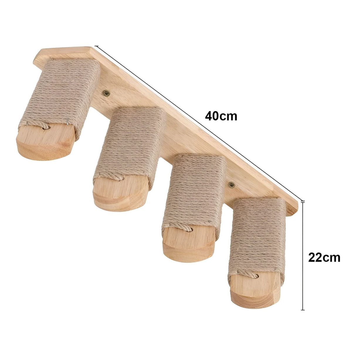 PurrMount Board - Väggmonterad kattklättrande bräda med klösträd Carvallo