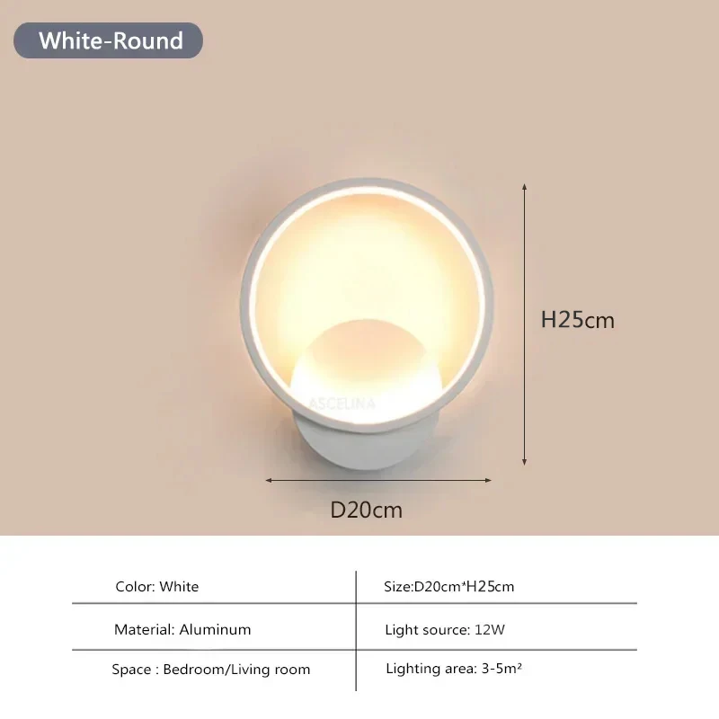 Modern LED Vägglampa – Minimalistisk Nordisk Vägglampa för Inomhusbelysning och Heminredning Carvallo