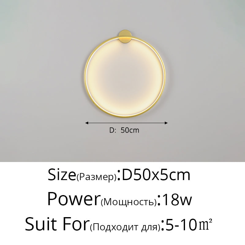 Måne LED Vägglampa – Modern Vägglampa för Sovrum, Vardagsrum och Hall Carvallo