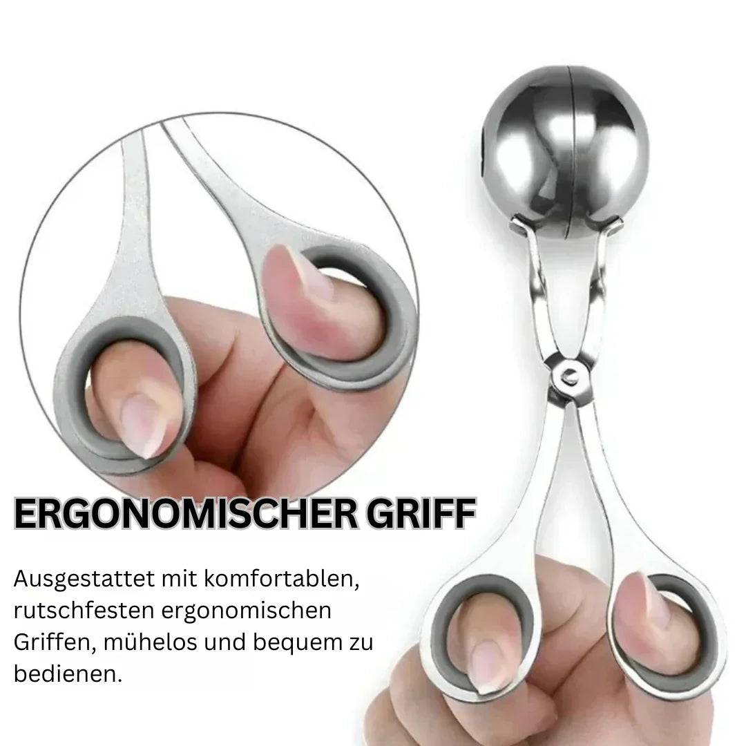 Rostfritt stål köttbulleformer – Köttbullestång för perfekta köttbullar Carvallo