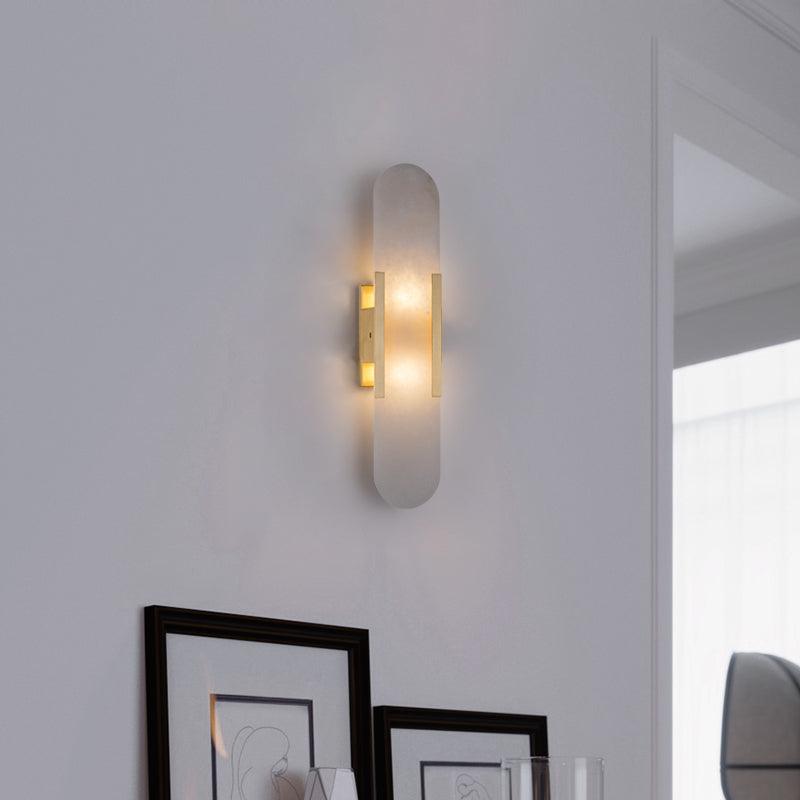 Högkvalitativ Alabaster Vägglampa med Modern Design Carvallo