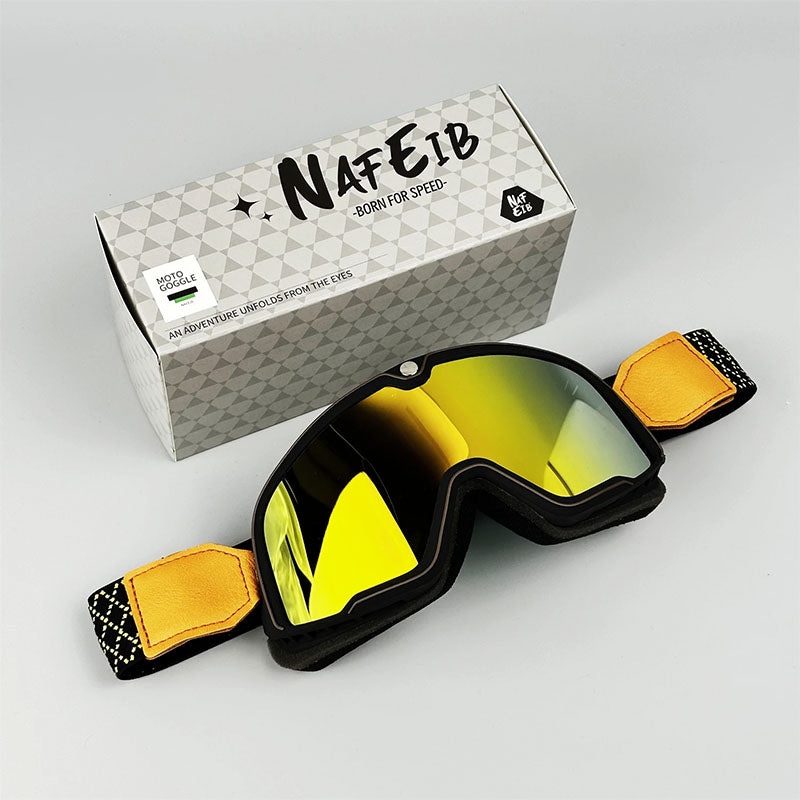 Motorcykelglasögon med överdrag – UV-skydd och HD-seende för män MILA Sverige