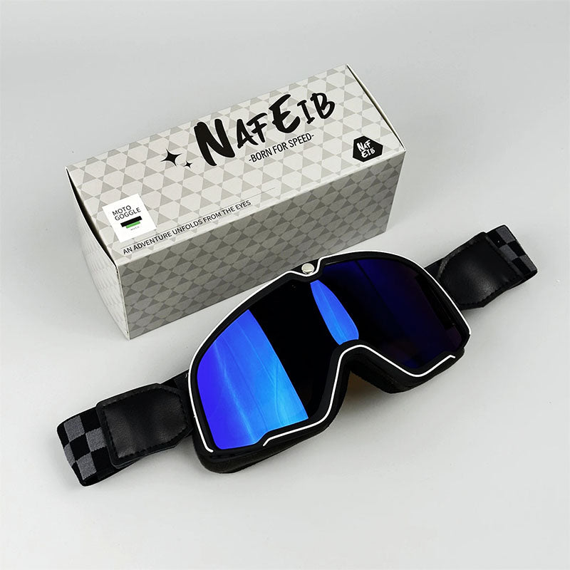 Motorcykelglasögon med överdrag – UV-skydd och HD-seende för män MILA Sverige