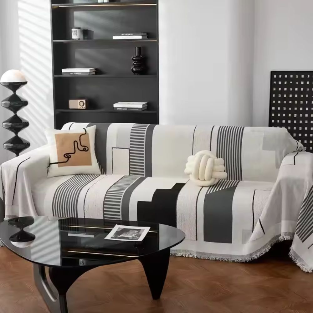 Metro Form Chenille Sofföverdrag Carvallo