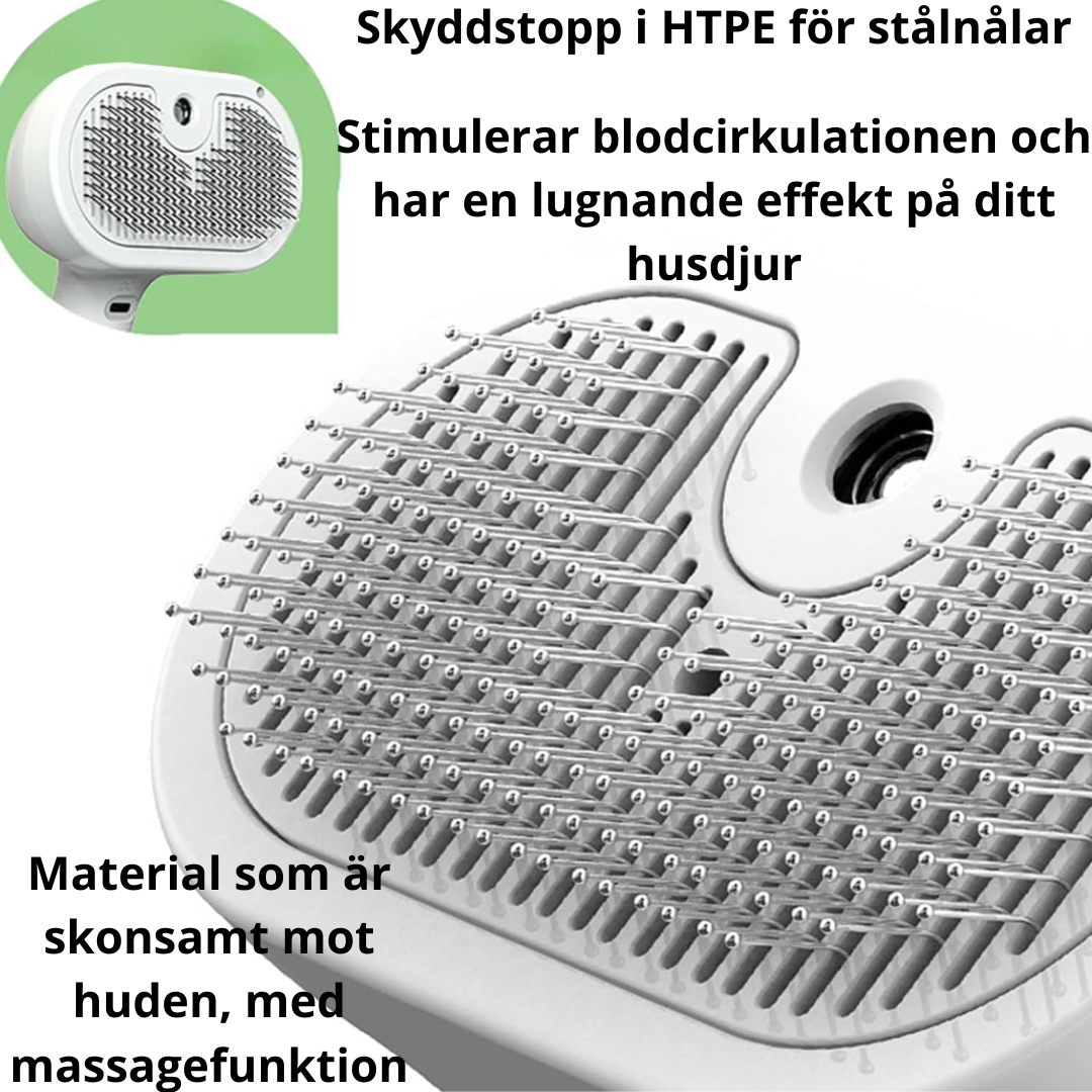 Multifunktionell ångborste – för katter och hundar-VaruZ-Hemnix