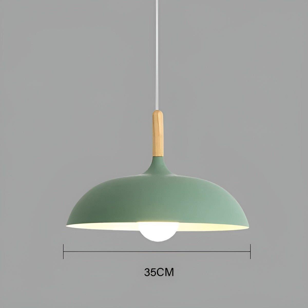 Eichenholz-hänglampa – Minimalistisk takbelysning i skandinavisk stil Carvallo