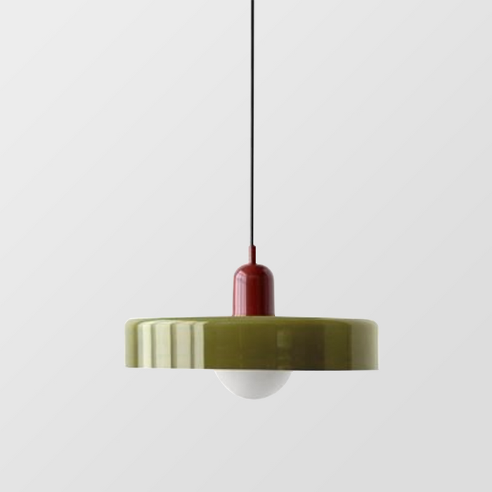 Bauhaus Inspired Colorful Glass Pendant Lamp Carvallo