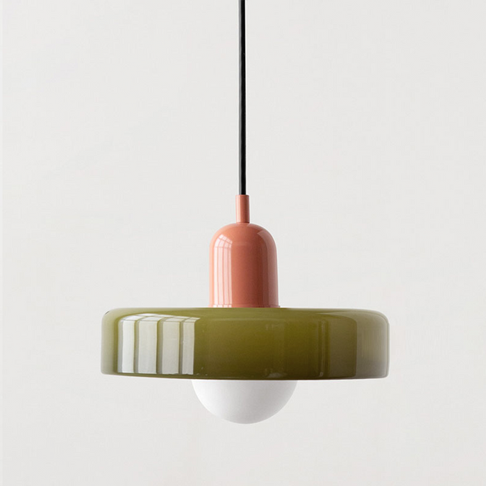 Bauhaus Inspired Colorful Glass Pendant Lamp Carvallo