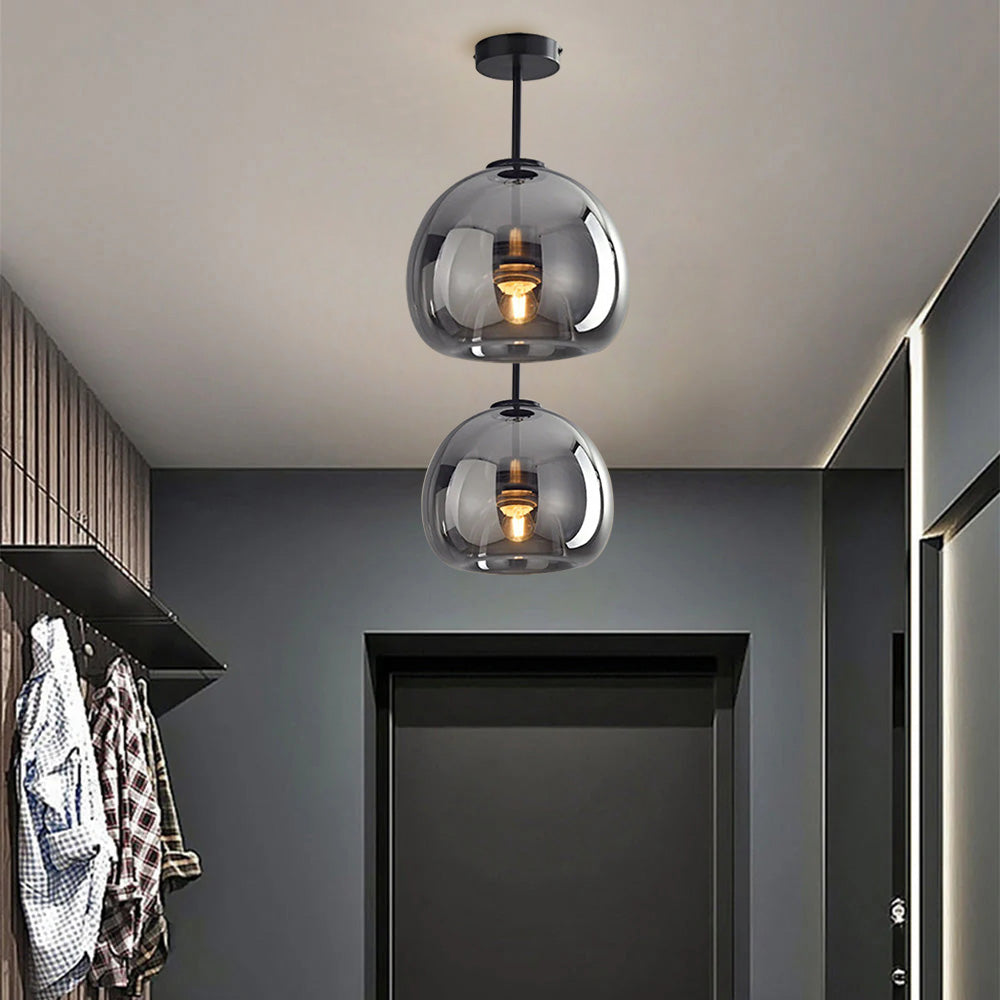 Flush Mount Ceiling Light | Elegant Hallway Lighting | Koppar | 6.7 & 11.4 Höjd Carvallo