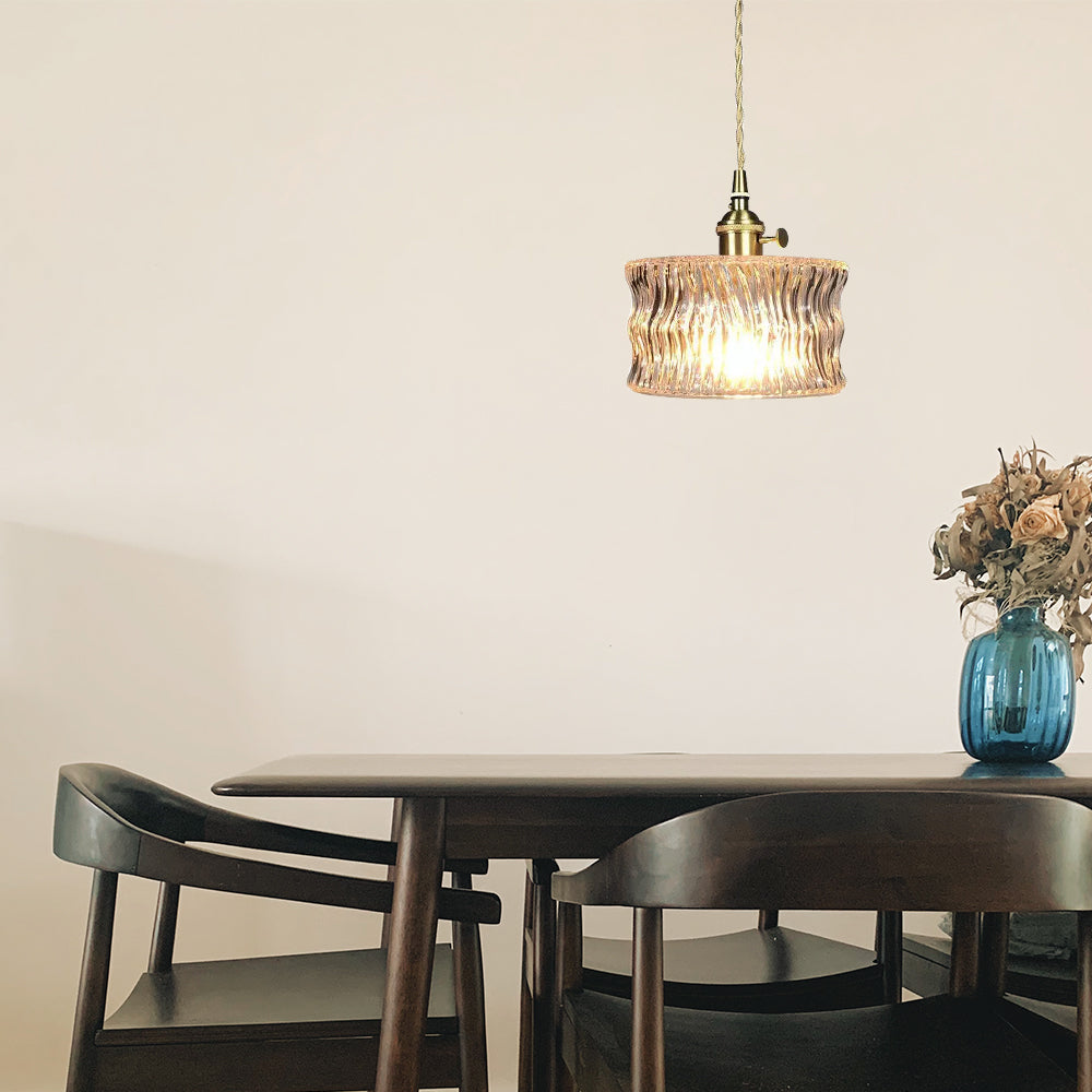 Snygg glas skärm hängande lampa Carvallo