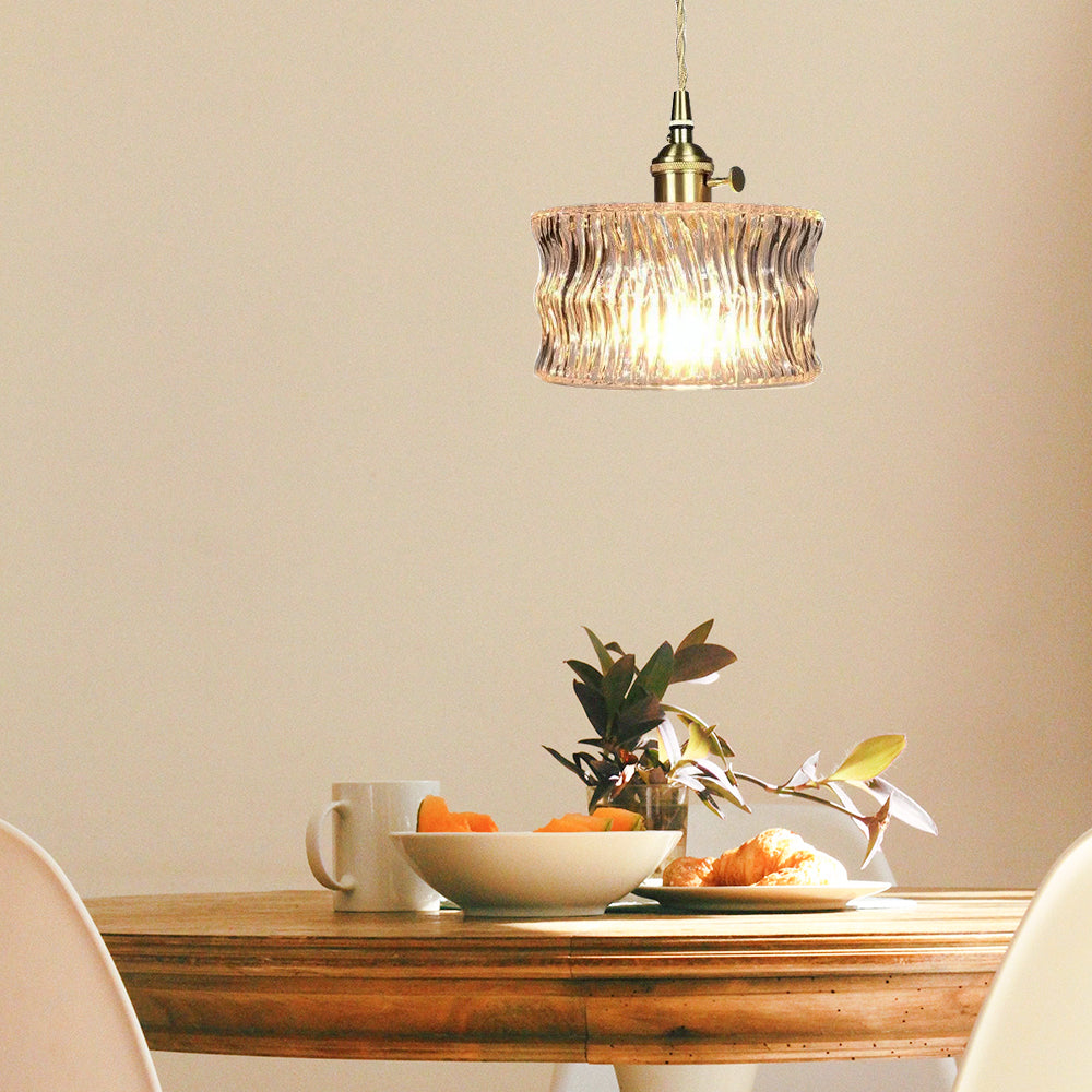 Snygg glas skärm hängande lampa Carvallo