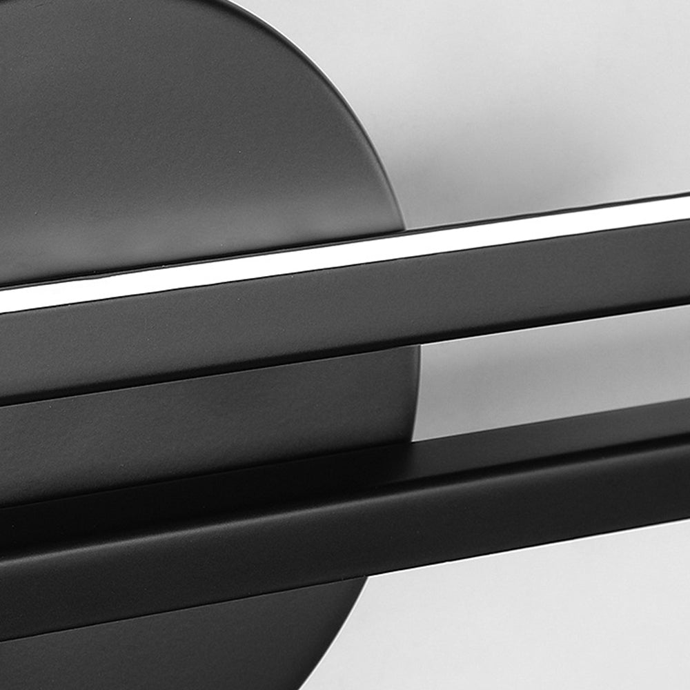 Modern Iron LED Vägg sconcen | Svart & Guld Ljus | 22/28 | Tum Sovrum Levande | Brick by Brick Carvallo