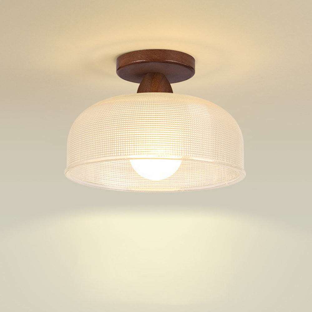 Massivträ och Glas Modern Taklampa Carvallo