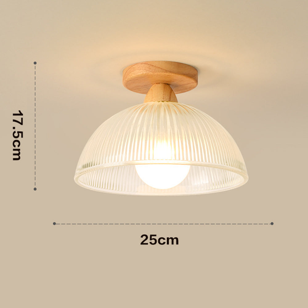 Massivträ och Glas Modern Taklampa Carvallo