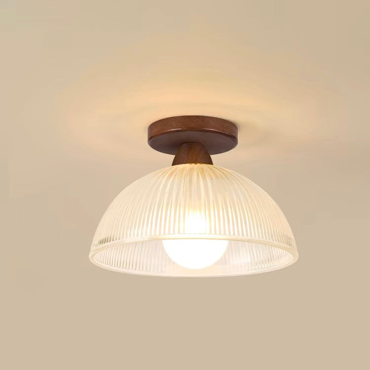 Massivträ och Glas Modern Taklampa Carvallo