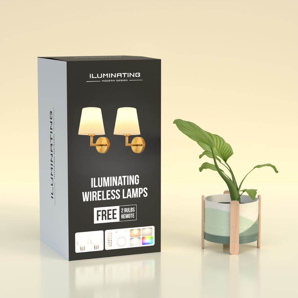 SoftBeam – Sladdlös lampa med textilstruktur | 1+1 Gratis Carvallo