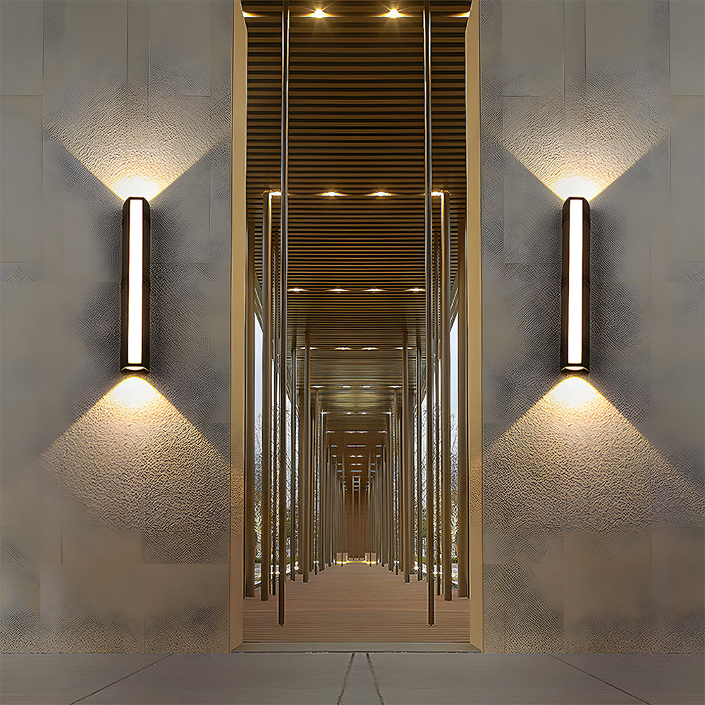 Modern vattentät LED utomhus vägglampa Carvallo