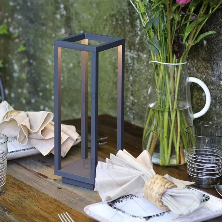 Carvallo FlexLED Bordslampa | Dimmbar & Återuppladdningsbar | Modernt Design | För Inomhus & Utomhus | Upp till 10h Ljusduration Carvallo