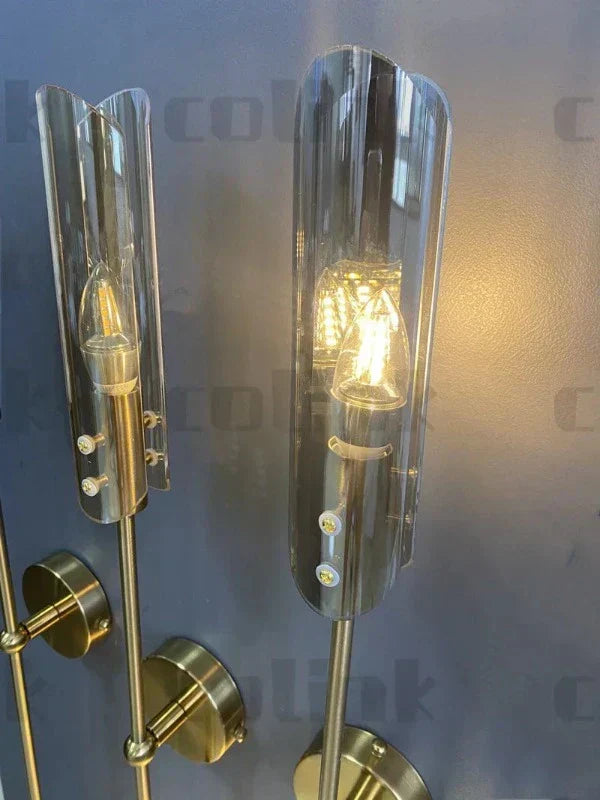 NordicGlow - LED Vägglampa av Glas – Stilfull Väggbelysning Carvallo