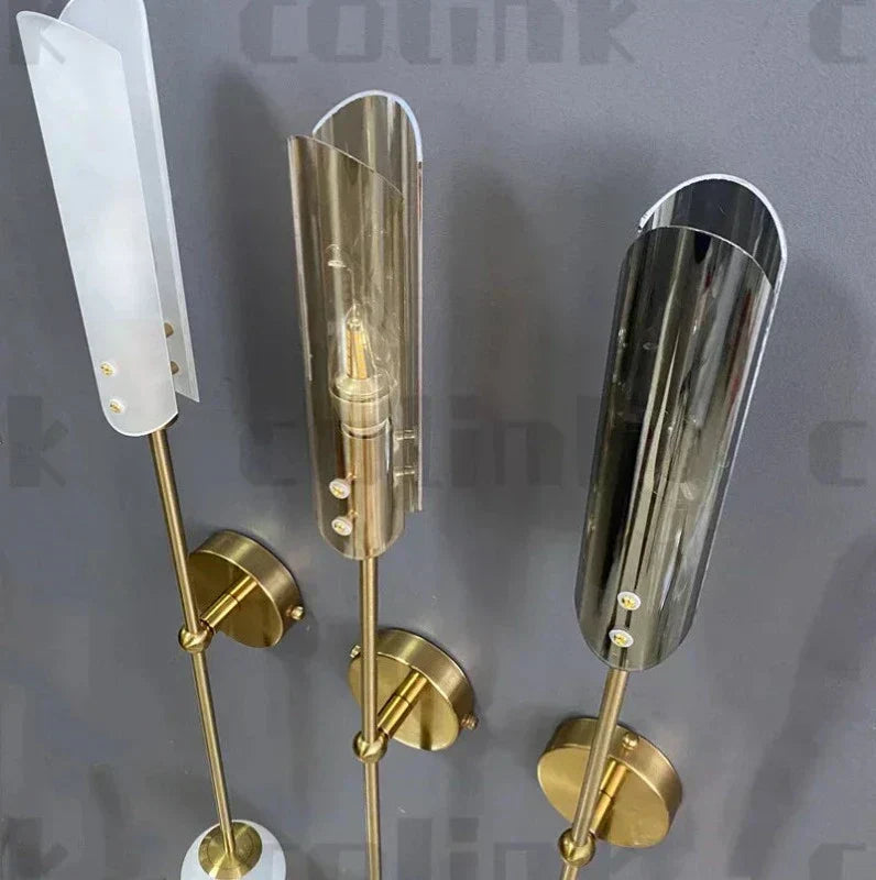 NordicGlow - LED Vägglampa av Glas – Stilfull Väggbelysning Carvallo