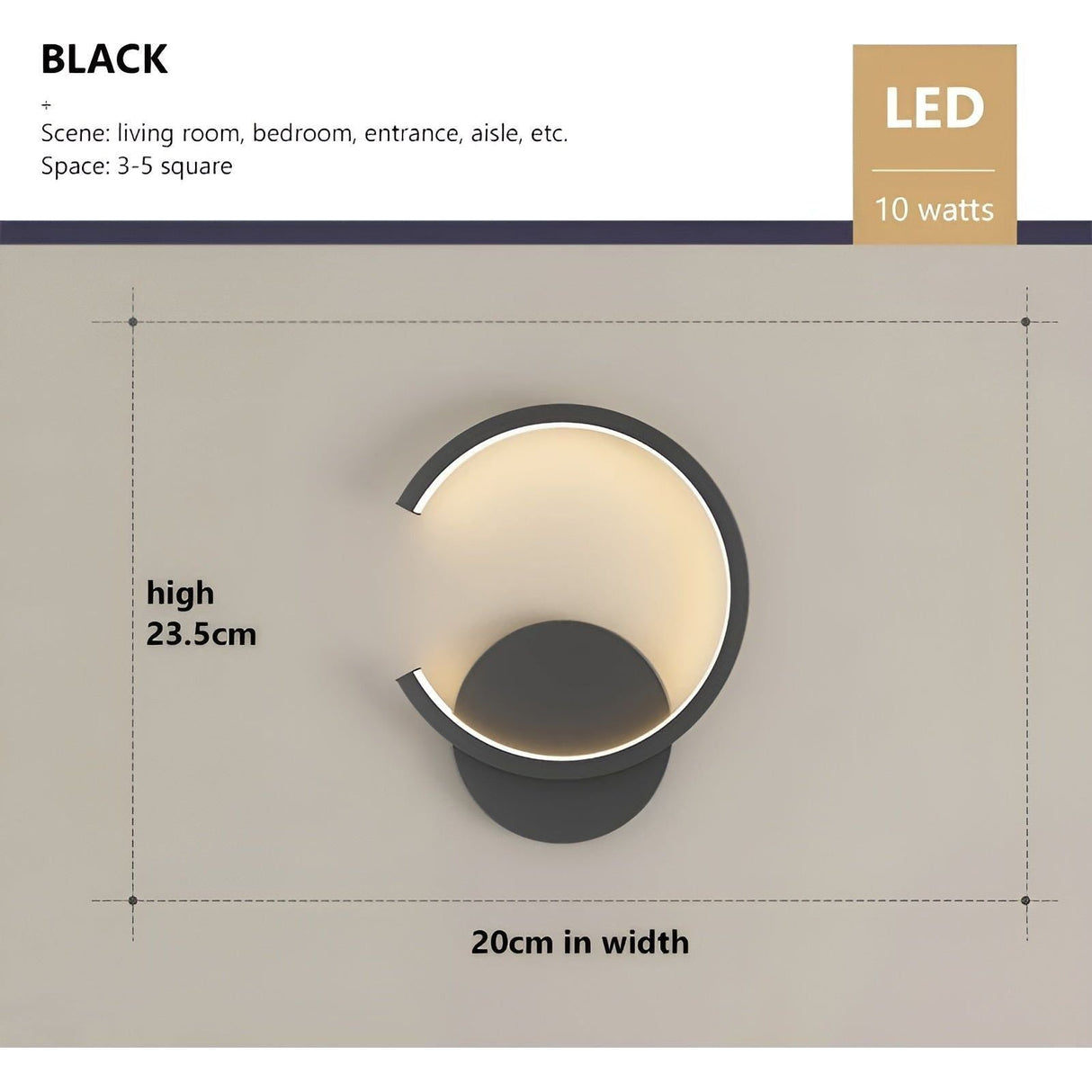 StarryStream Lights - Nordisk Modern Heminredning Vägglampa Carvallo