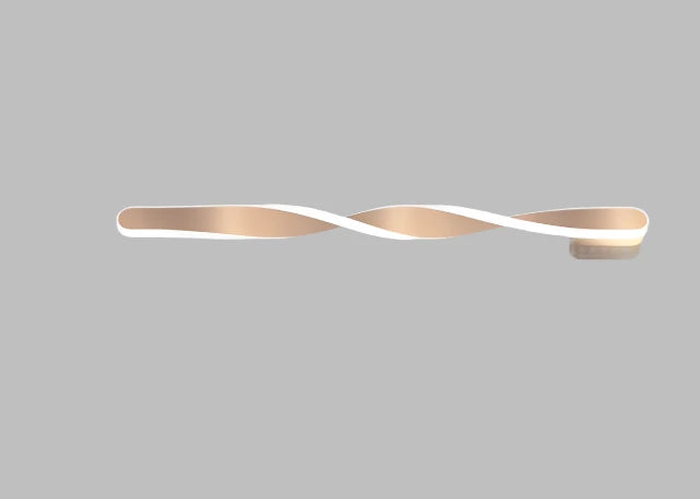 CurveLux - Modern LED Vägglampa i Böjd Design Dimbar Belysning Carvallo