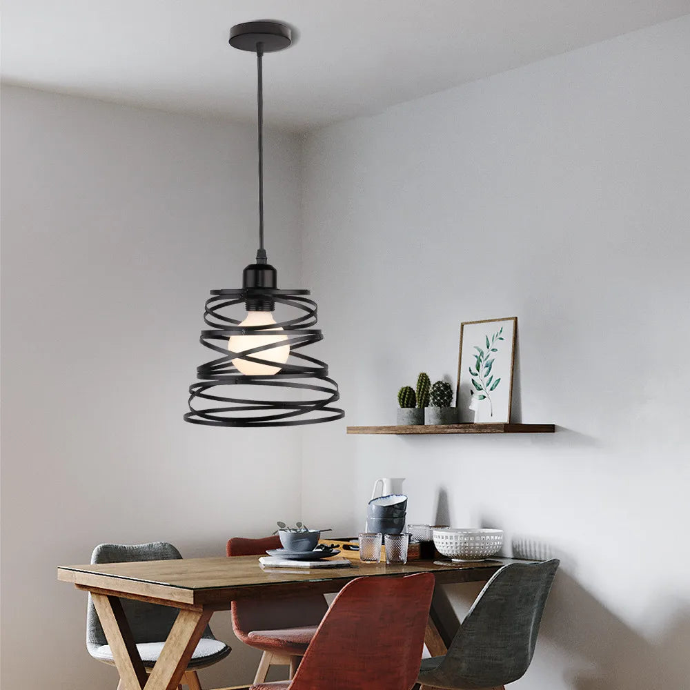 Carvallo - Industriell spiralpendel för en modern belysning Carvallo