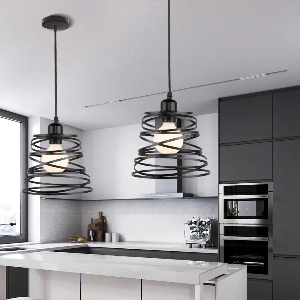 Carvallo - Industriell spiralpendel för en modern belysning Carvallo