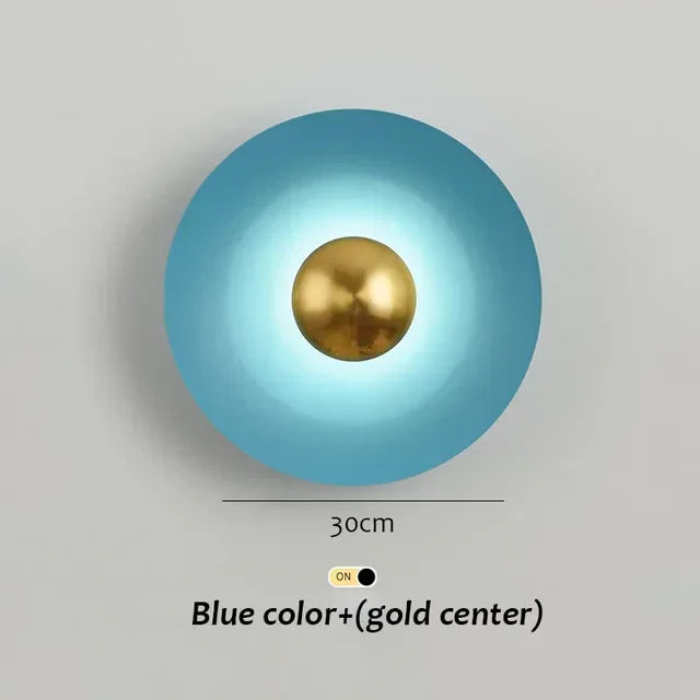 RundSkina - Modern Rund Vägglampa Carvallo