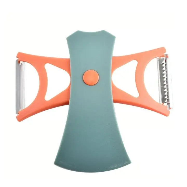 Multifunktionell skalare – Verktyg med dubbla eggar för jämn och tandad skivning MILA Sverige