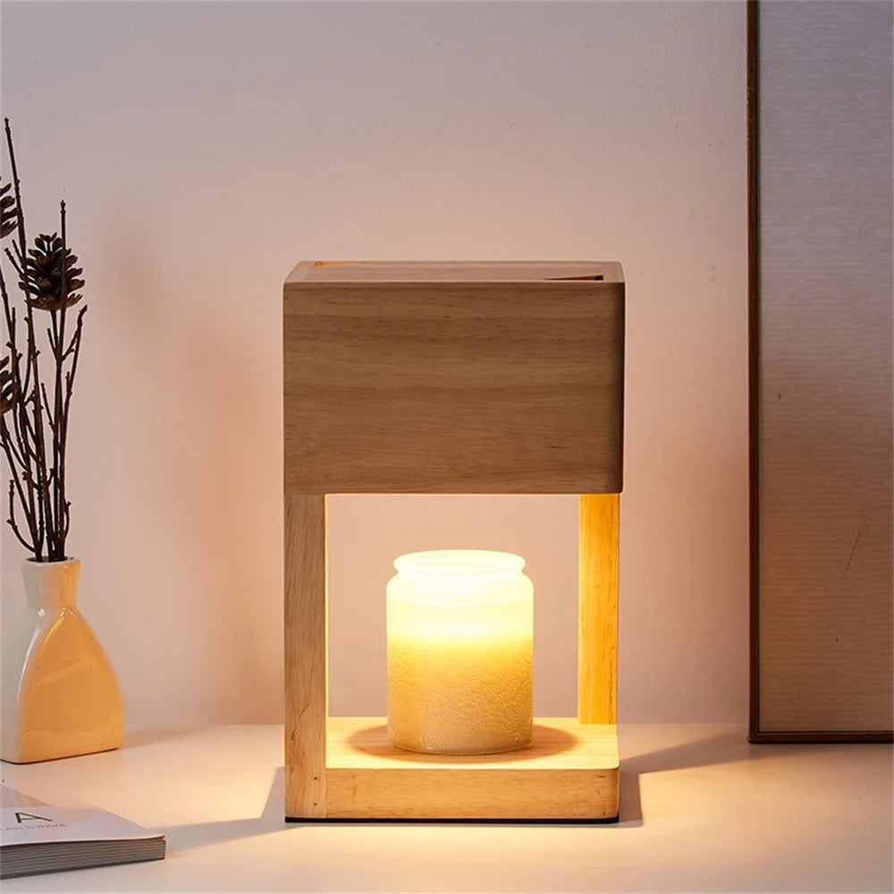 Ljusvärmare lampa med elegant design och atmosfäriskt ljus Carvallo