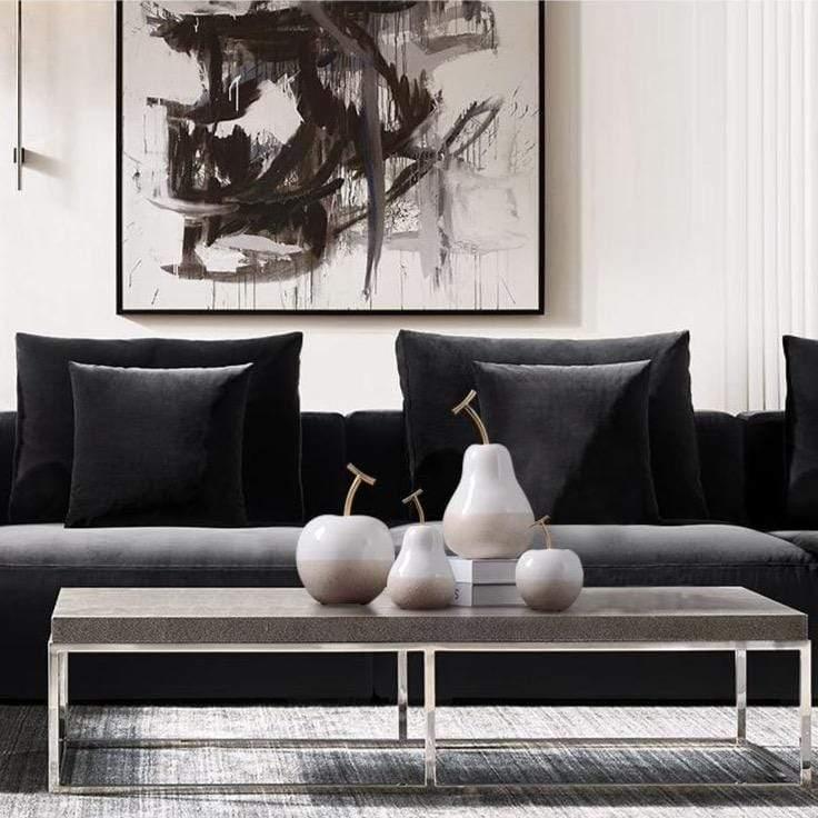 Keramiska Dekorativa Frukter i Små och Stora Storlekar för Heminredning Carvallo