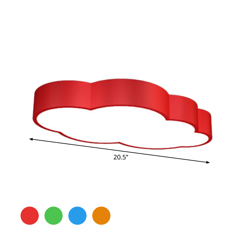 Molnformad Barnrum Taklampa Led Akryl Barn Carvallo