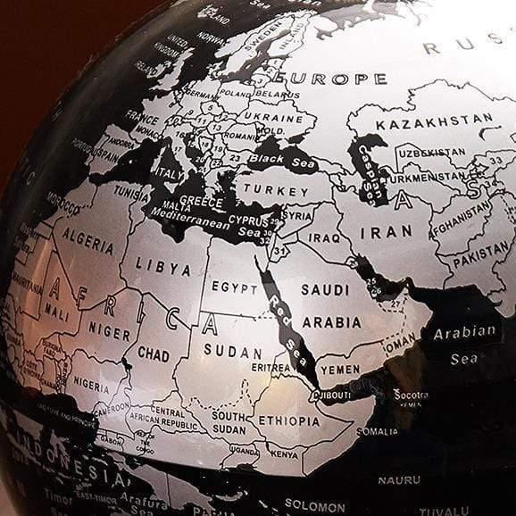 Globe Dekoration med Rotationsbas för Resentusiaster Carvallo