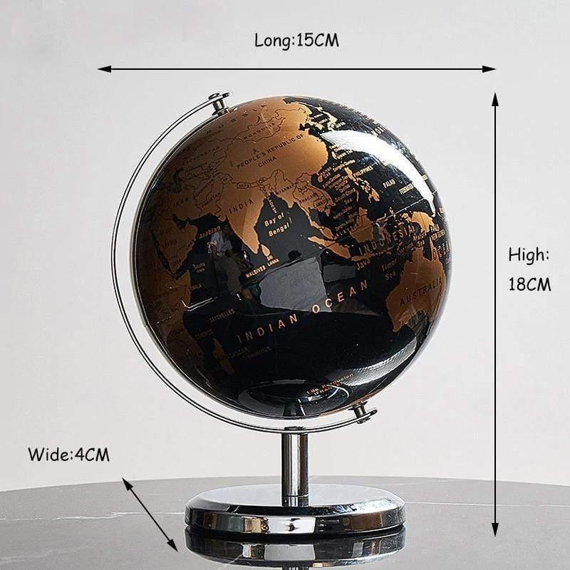 Globe Dekoration med Rotationsbas för Resentusiaster Carvallo