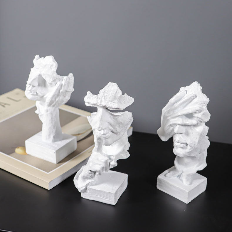 Hör Tala Se Ingen Ont Figuriner Unik Hem Dekor Accent Carvallo