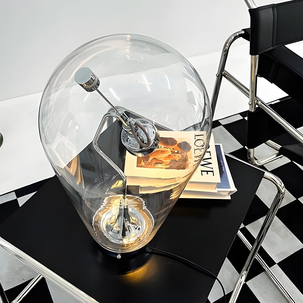 Industriell glasbordslampa med magnetisk dimmerkontroll Carvallo